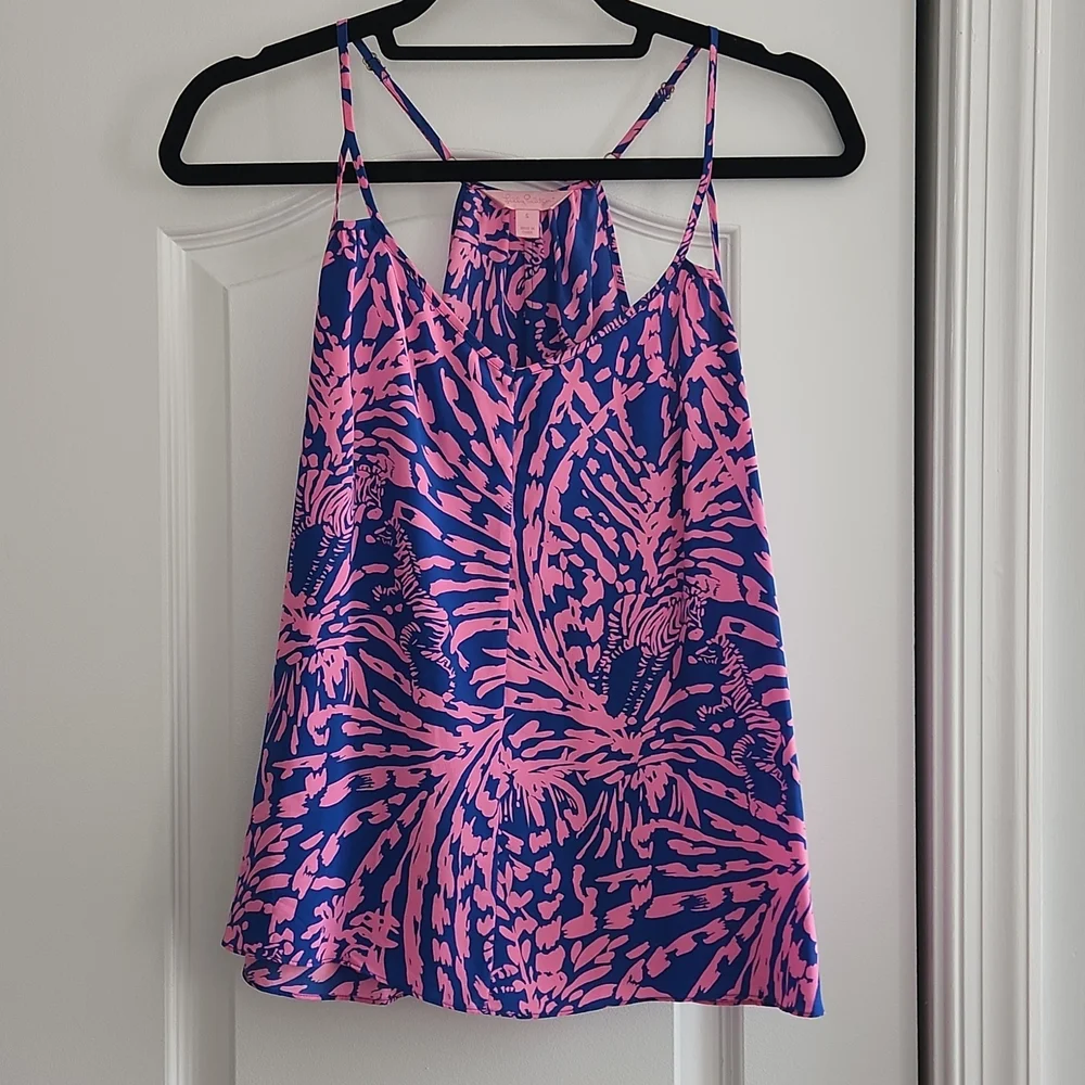Lilly Pulitzer Silk Dusk Top - Picture 1 of 4